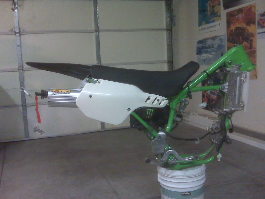 Kx500 To 1992 1993 Kx250 Straight Rear Fender Mod